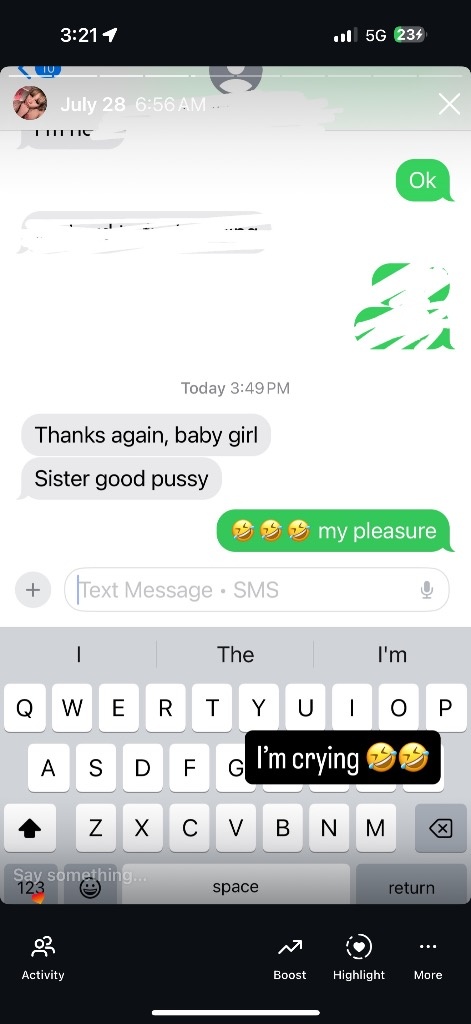 CAN YOU MAKE MY WET TIGHT PUSSY CUM DADDY😩