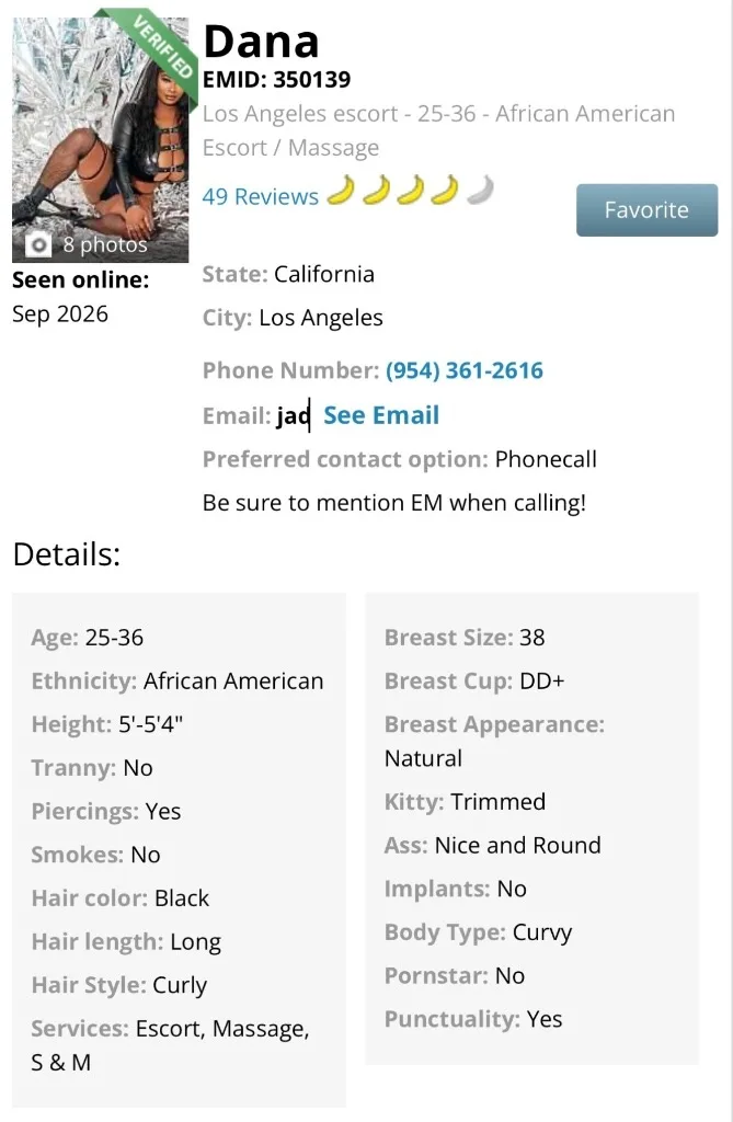 Date Dana Upscale Ebony 38HHS tits Small waistverified on many sites - Photo 5 | Escort in Buena Park