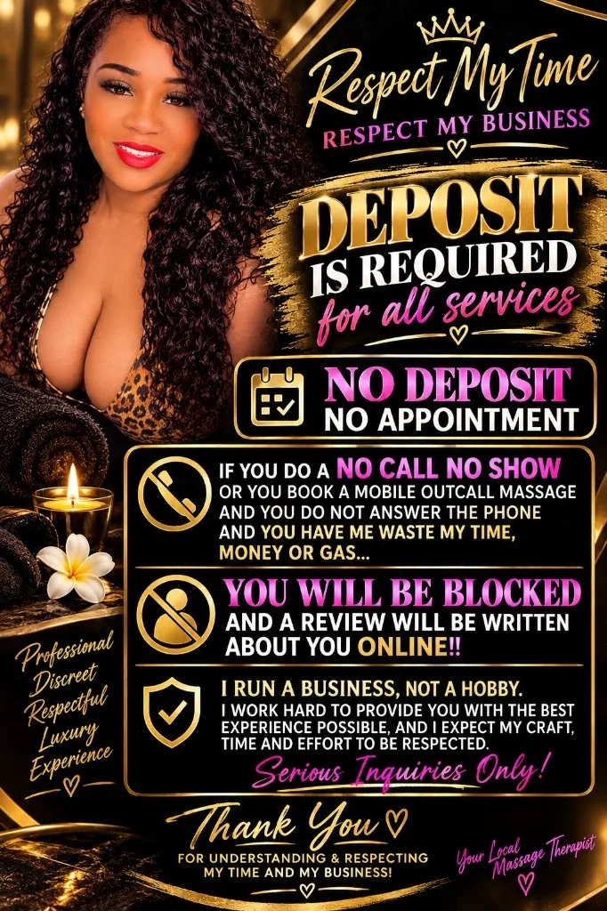 EXOTIC MASSAGE SESSIONS BY ESPERENZA DEPOSIT REQUIRED FOR ALL BOOKINGS ! - Photo 9 | Escort in OUTCALL ONLY (DEPOSIT REQUIRED)