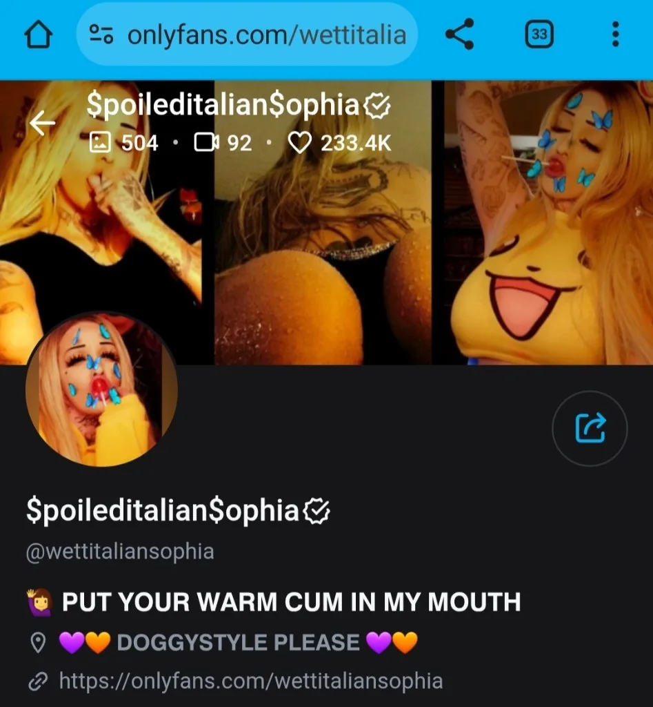 MESSAGE ME ON MY 𝙊𝙉𝙇𝙔𝙁𝘼𝙉𝙎 AND I WILL MESSAGE YOU BACK ⬇ 𝙄𝙉𝙎𝙏𝘼𝙉𝙏𝙇𝙔 PRESS DOWN ON MY ONLYFANS LINK BELOW AND PRESS OPEN https://onlyfans.com/wettitaliansophia - Photo 3 | Escort in Western Illinois