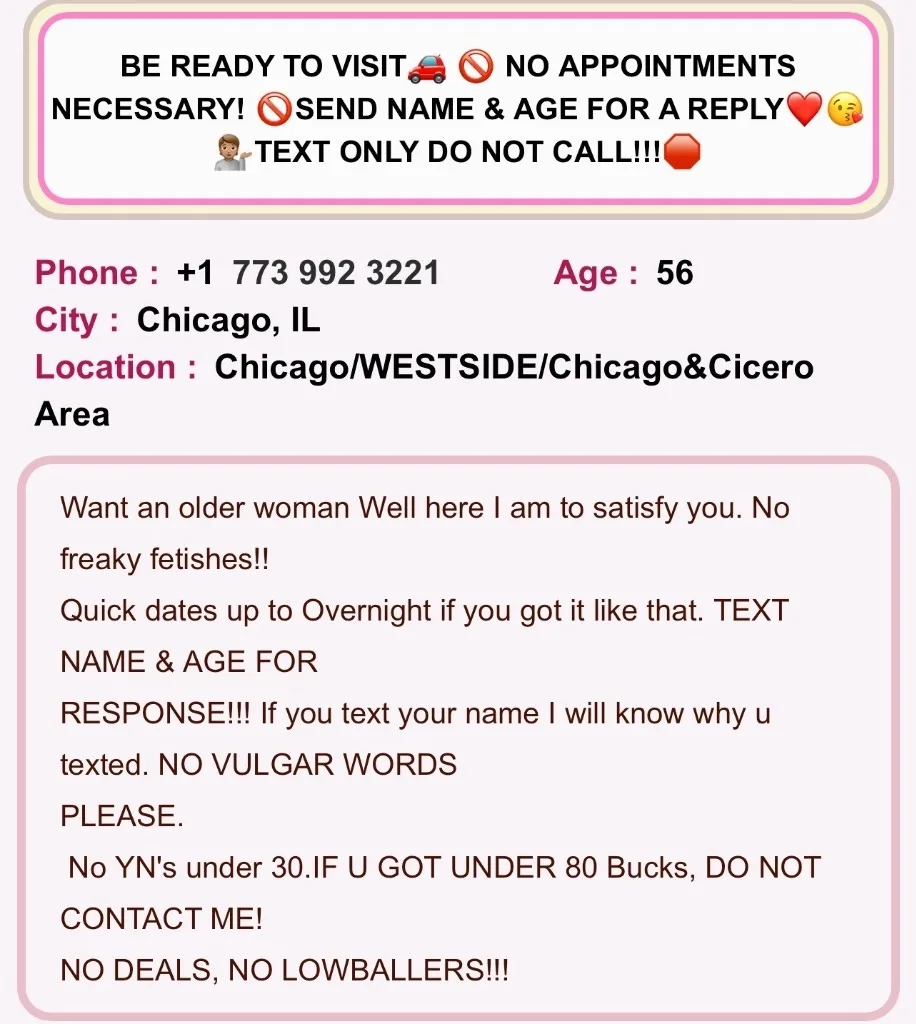 BE READY TO VISIT NO APPOINTMENTS NECESSARY! SEND NAME & AGE FOR A REPLYTEXT ONLY DO NOT CALL!!! - Photo 2 | Escort in CHICAGO AVE & LARAMIE